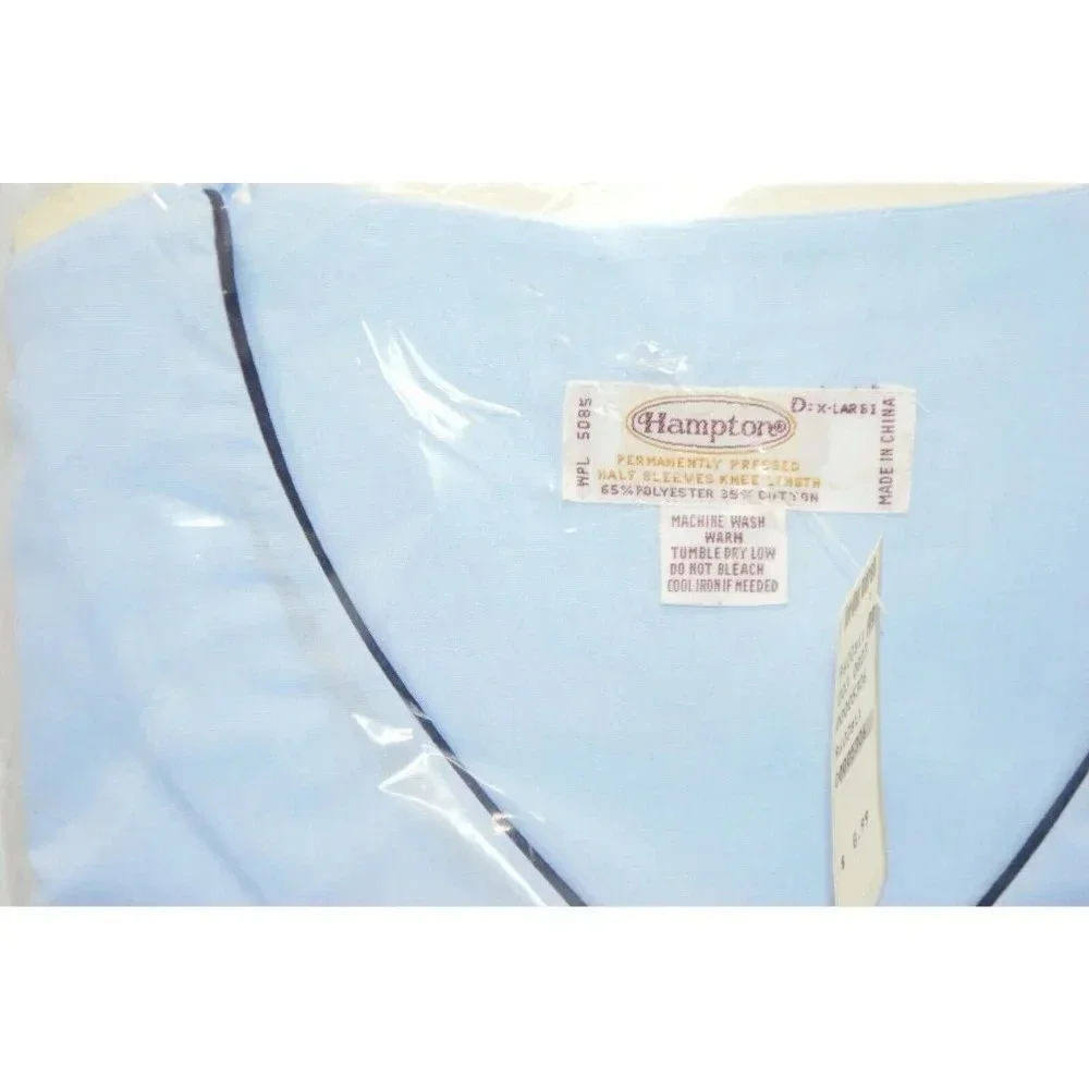 Mid Century Modern Hampton Pajama Knit Blue Summer